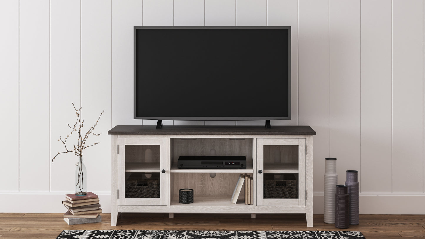 Ashley Express - Dorrinson LG TV Stand w/Fireplace Option