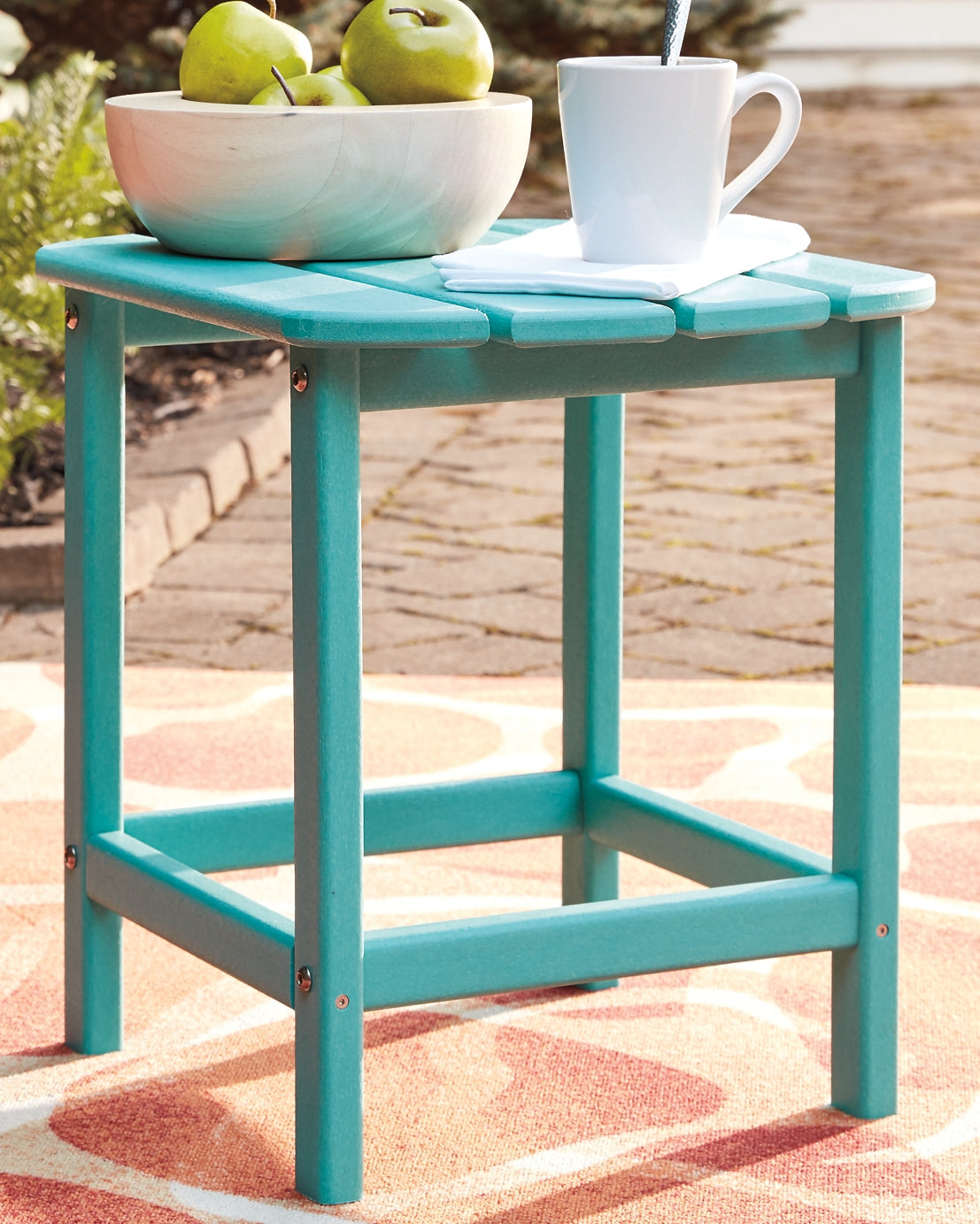 Ashley Express - Sundown Treasure 2 Outdoor Chairs with End Table