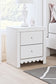 Mollviney Full Panel Storage Bed with Mirrored Dresser, Chest and 2 Nightstands