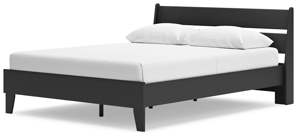 Ashley Express - Socalle Queen Panel Platform Bed with Dresser