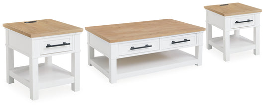 Ashley Express - Ashbryn Coffee Table with 2 End Tables