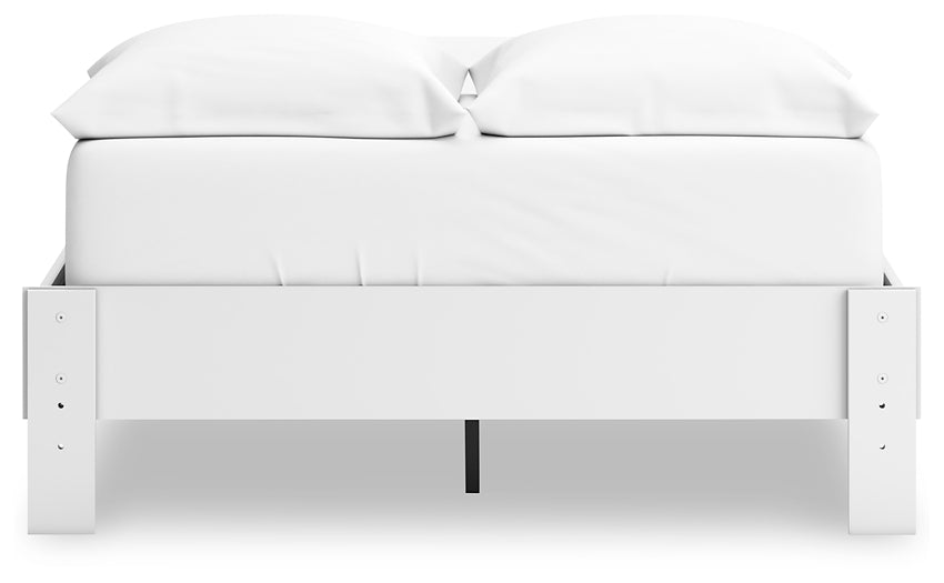 Ashley Express - Hallityn Full Platform Bed with 2 Nightstands