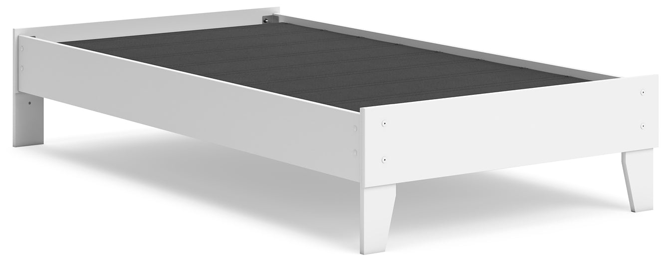 Ashley Express - Hallityn Twin Platform Bed with Dresser